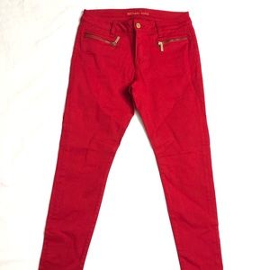 Michael Kors Women’s Red Skinny Pants